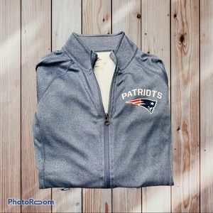 Majestic Fan Fashion Womens Patriots Zip Up